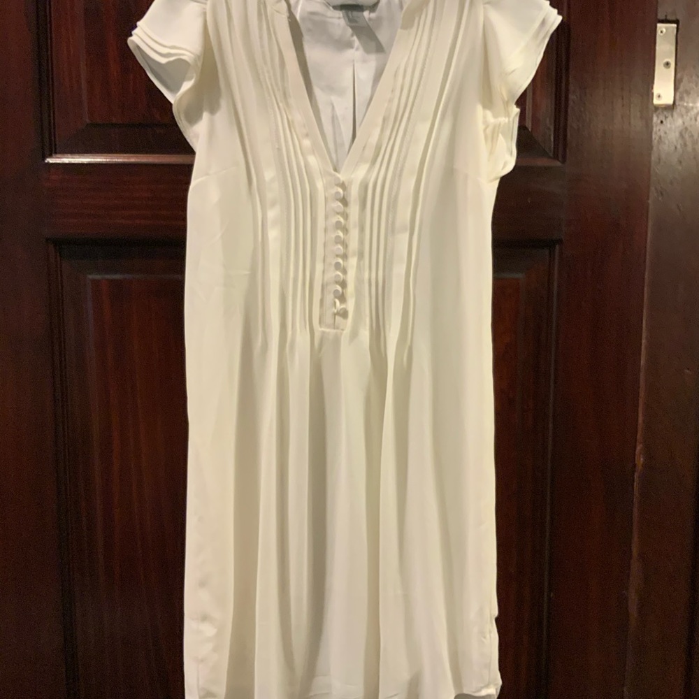 H&M White Mini Dress